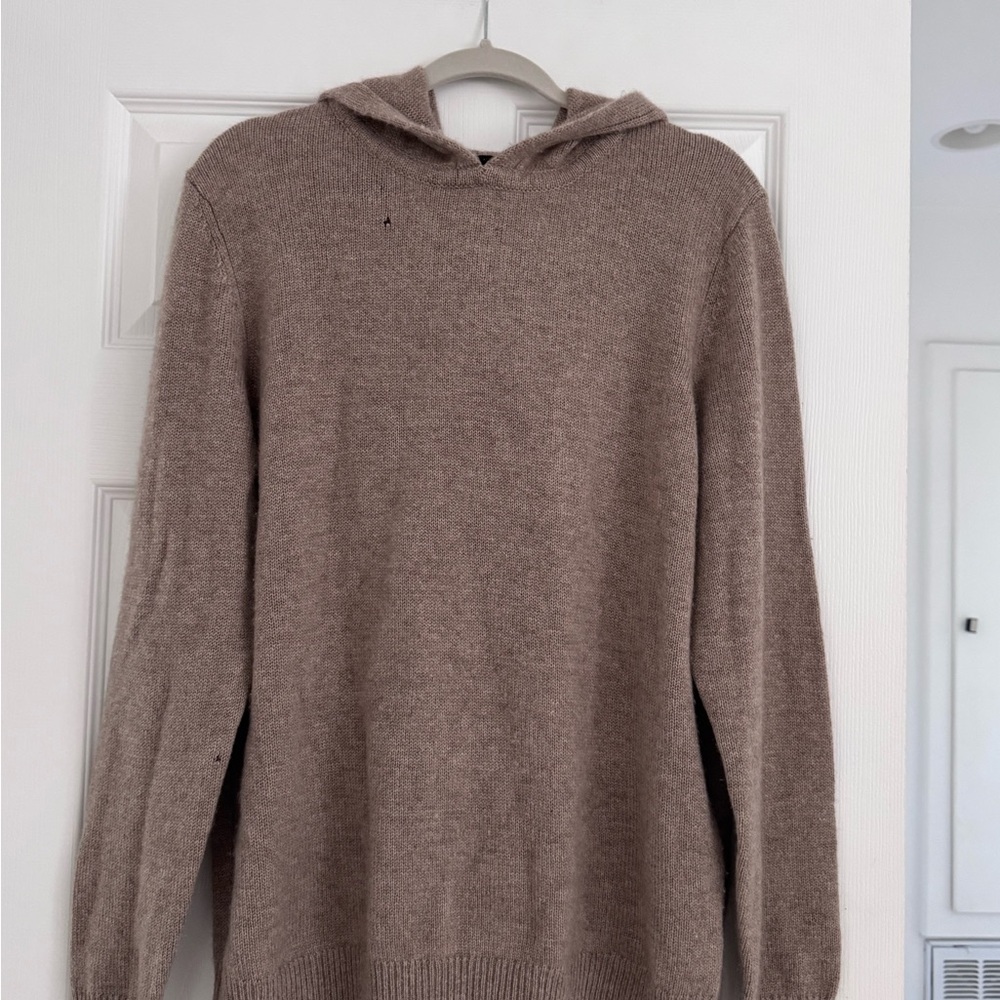 Men’s Jenni kayne 100% cashmere beige hoodie